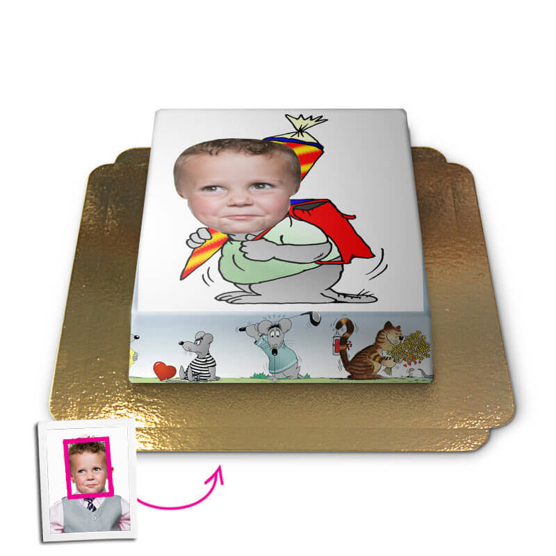 De eerste schooldag, Face-Cake