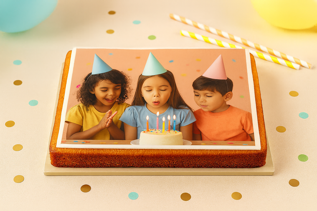 Rechthoekige eetbare print