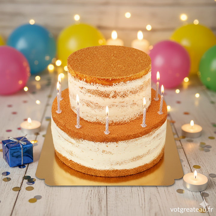 Naked Cake Tweedelig