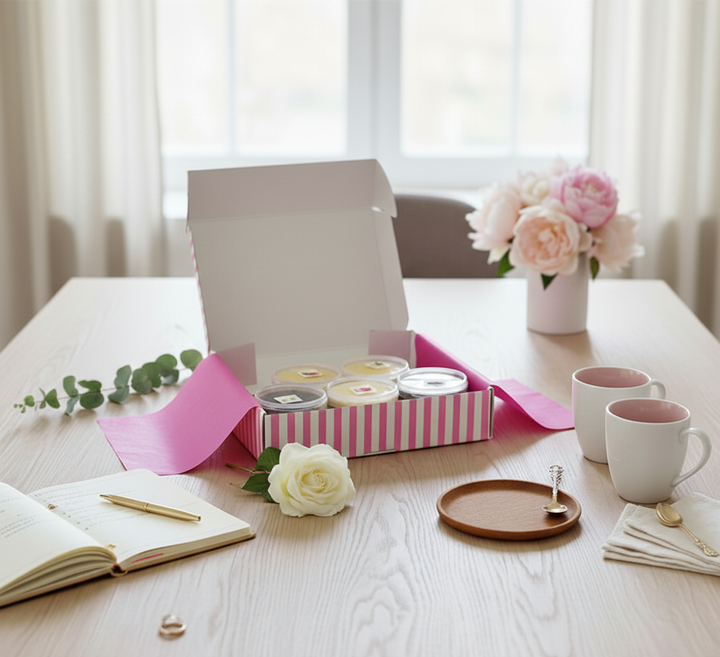 Taart smaaktest "kleurrijke mix" (set van 5)