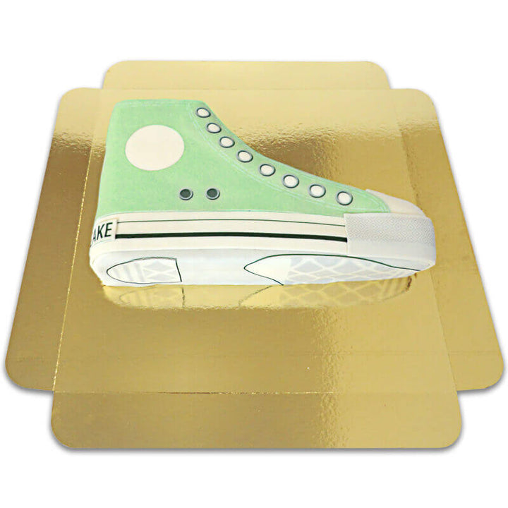 Groene sneaker taart