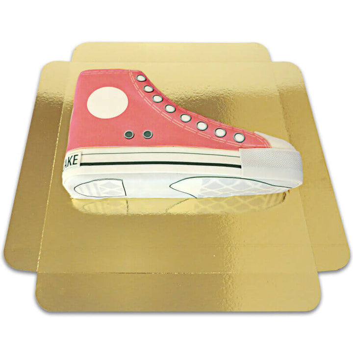 Rode sneaker taart