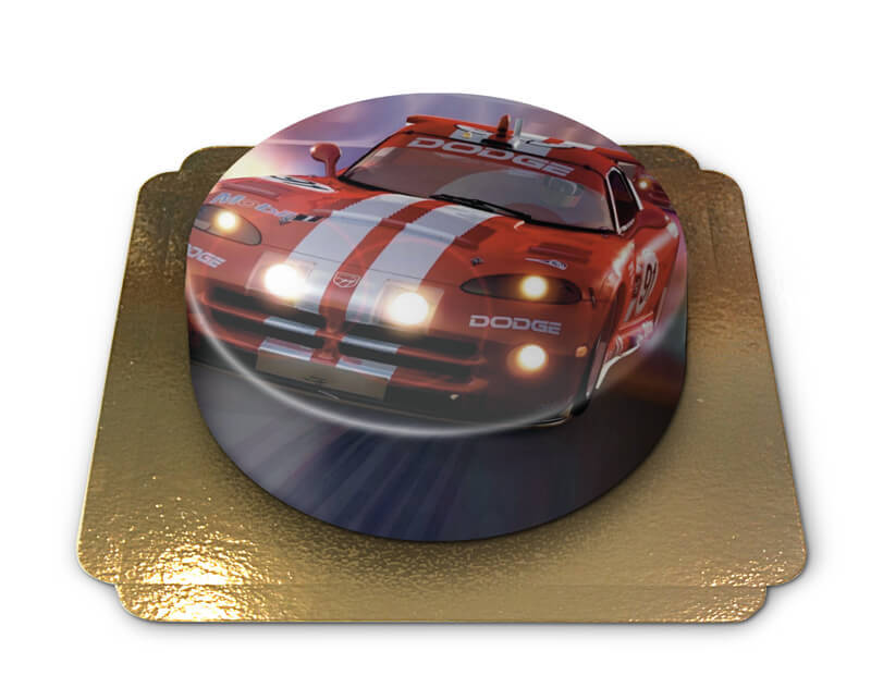 Raceauto taart