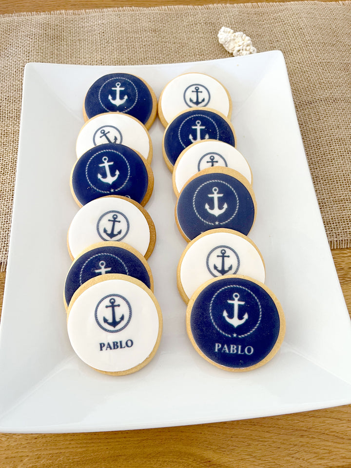 Foto koekjes, rond (12 stuks)