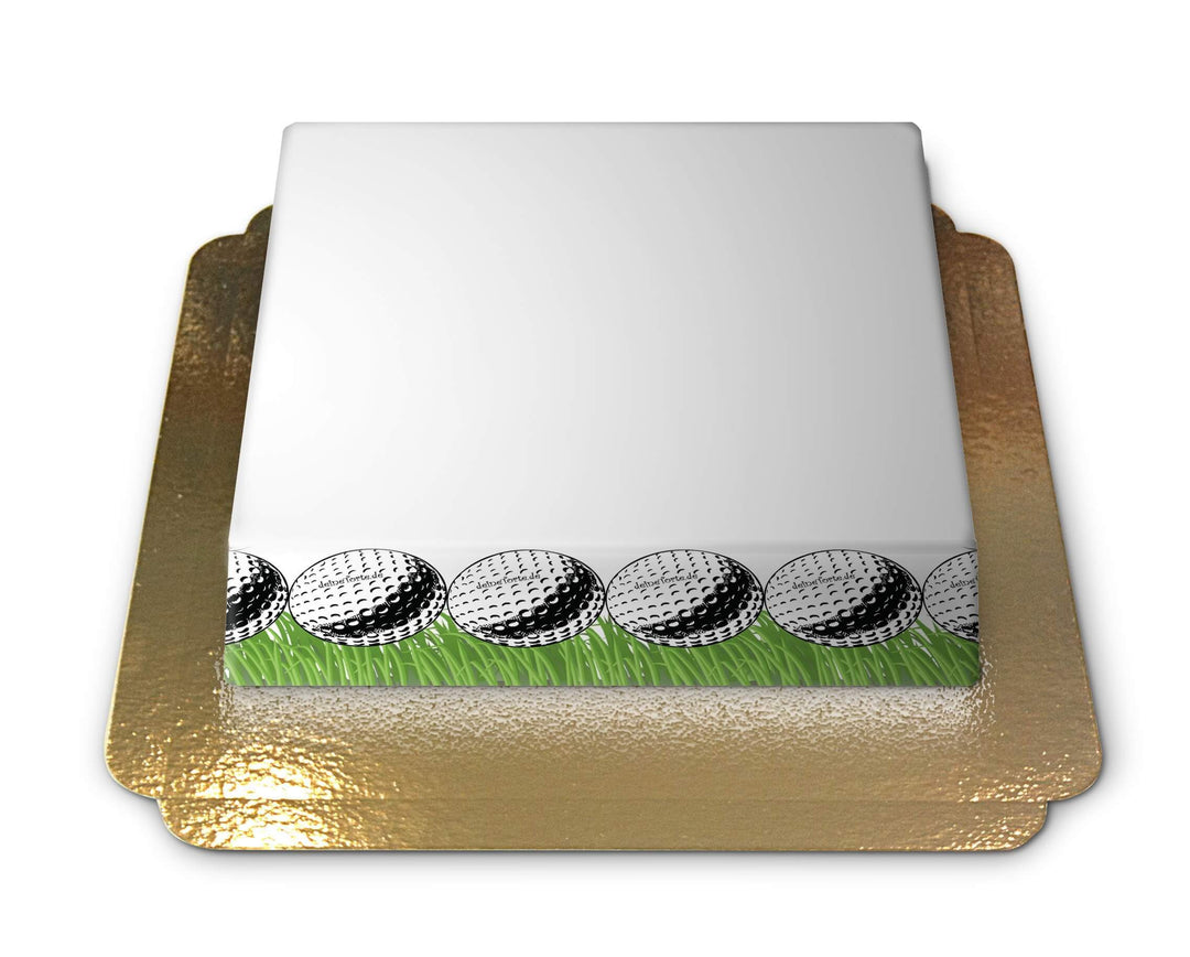 Golf frame taart