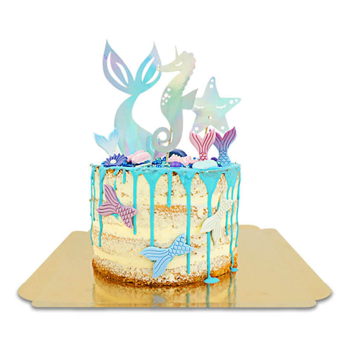 Zeemeermin Naked Cake