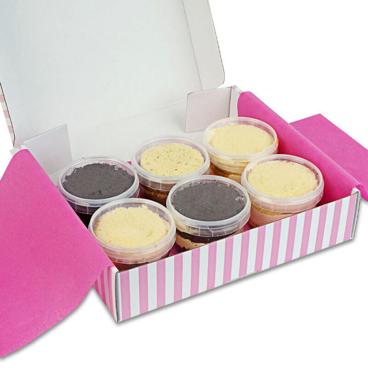 Naked Cake smaaktest (Set van 6)