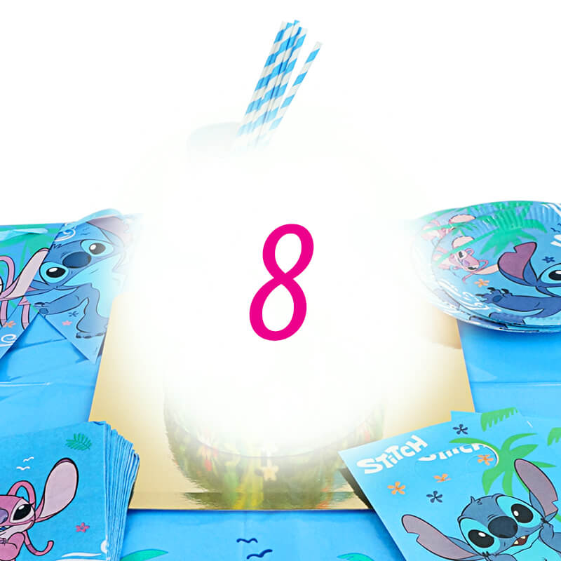 Stitch® feestpakket voor 8 personen - zonder taart