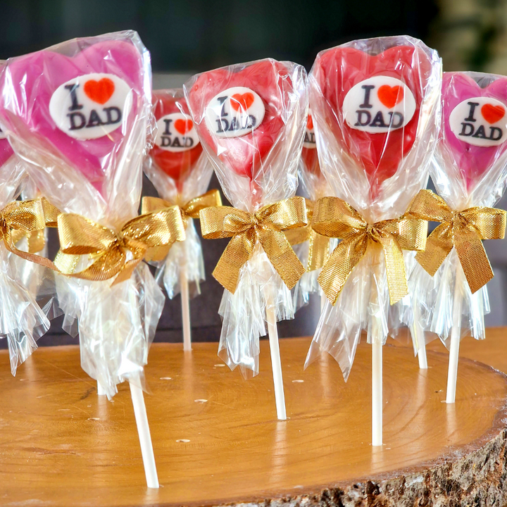 "I Love Dad" Cake Pops