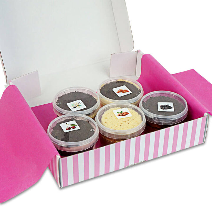 Taart smaaktest "chocolademix" (set van 5)