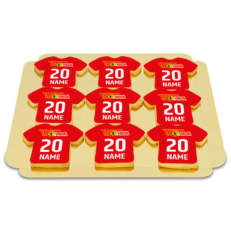 1e FC Union Berlin trui-koekjes (12 stuks)
