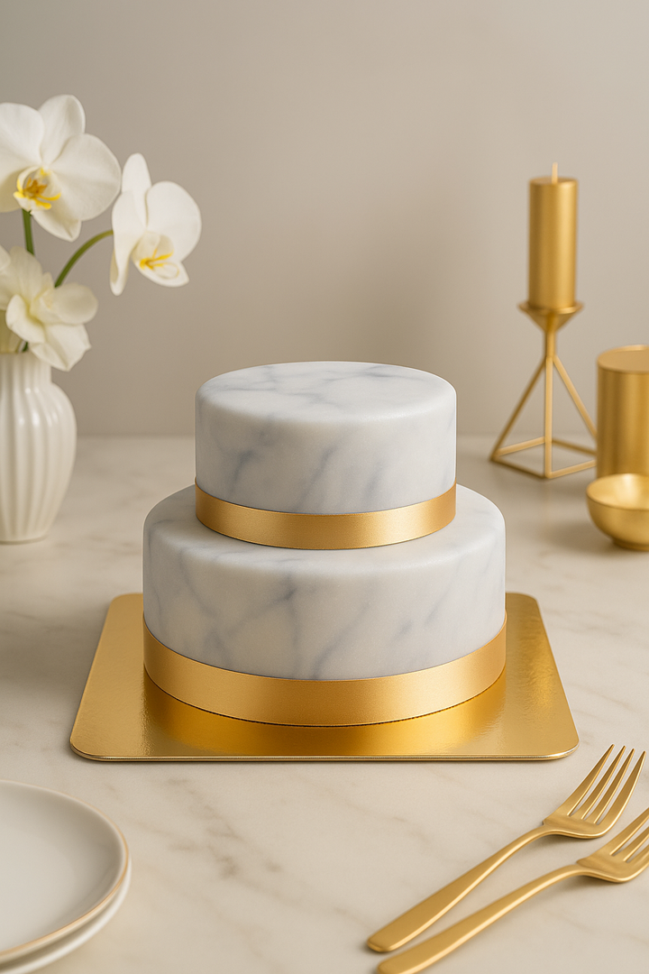 2 verdiepingen Luxe Marmeren Taart