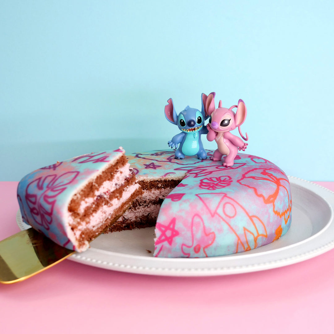 Angel & Stitch® op taart