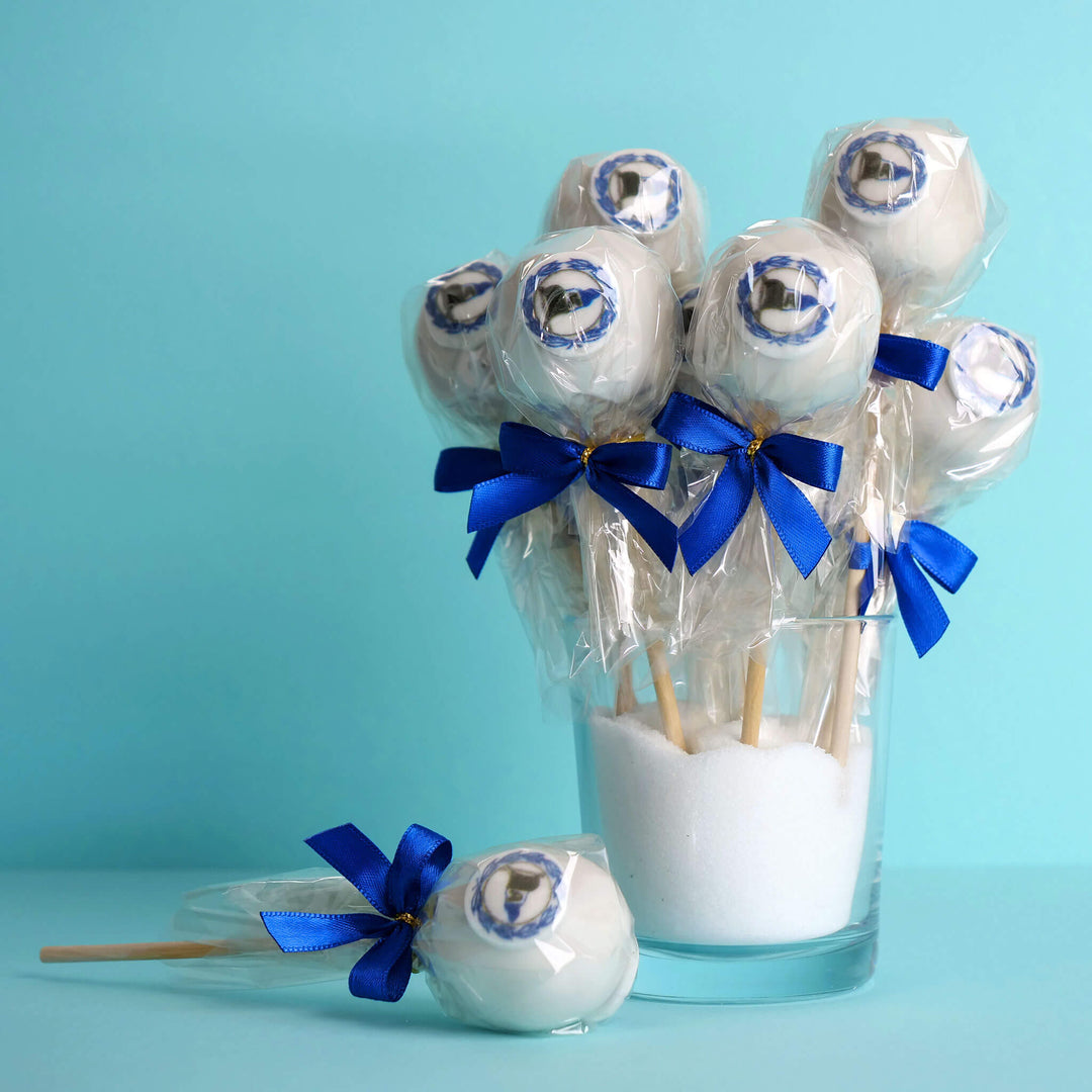 Arminia Bielefeld Cake-Pops, wit (12 Stuks)