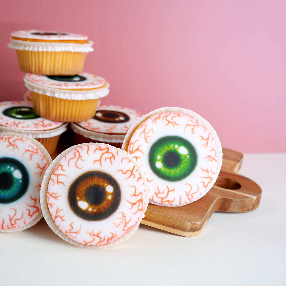 Oogcupcakes (9 stuks)