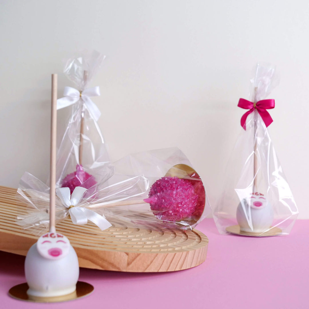 Roze Babyface Cake-Pops (10 stuks)
