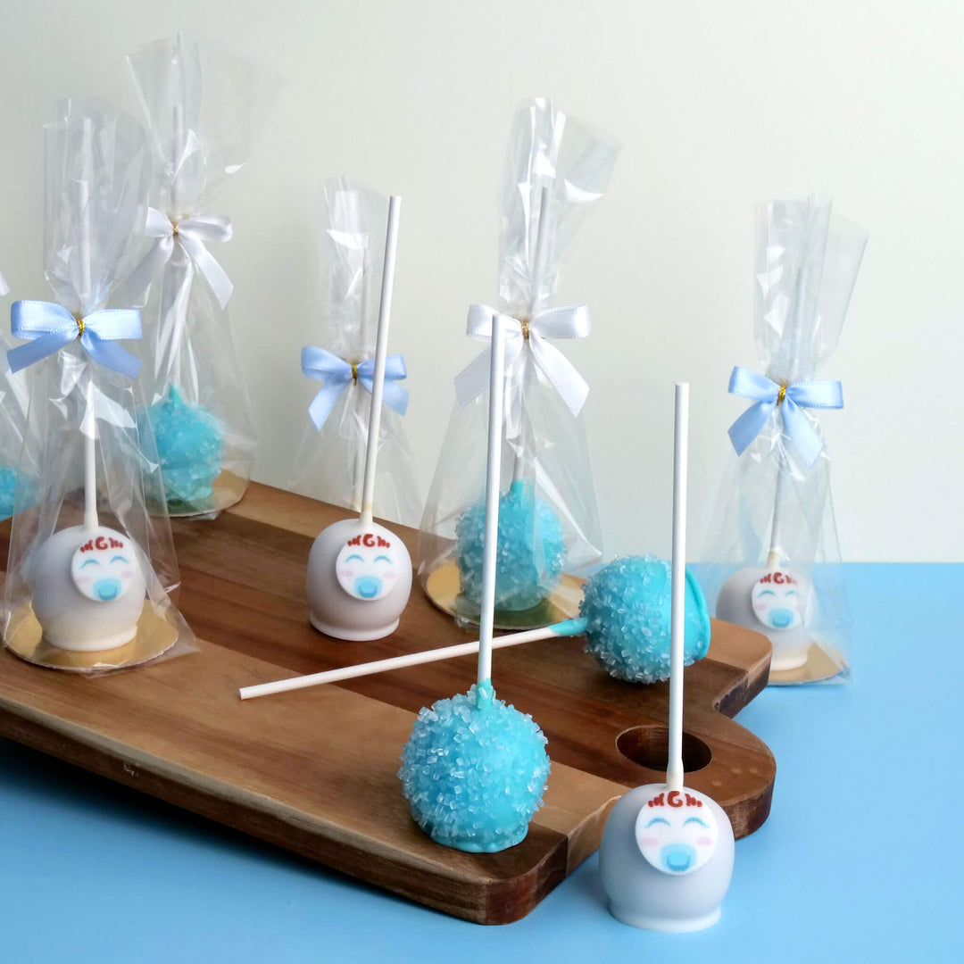 Blauwe Babyface Cake-Pops (10 stuks)