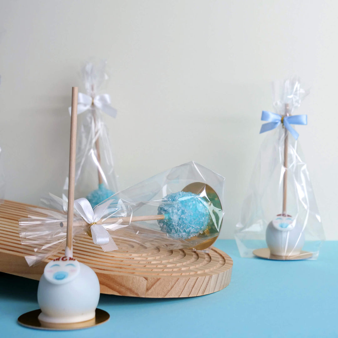 Blauwe Babyface Cake-Pops (10 stuks)
