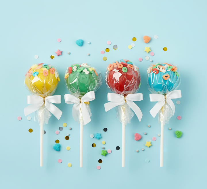 Kleurrijke letter Cake-Pops (12 Stuks)