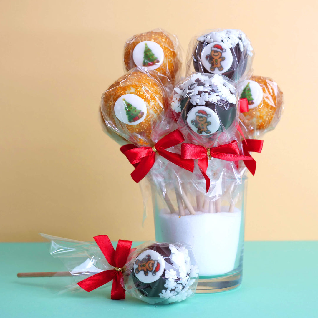 Cake pops "Kerstmis" (12 stuk)