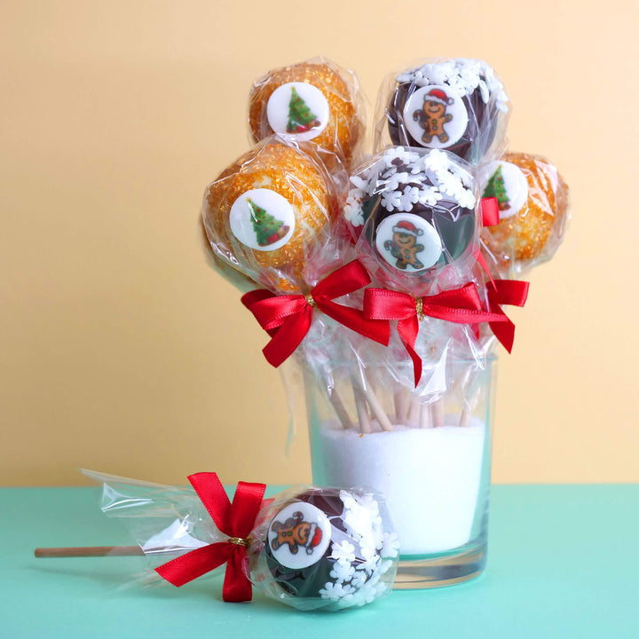 Cake pops "Kerstmis" (12 stuk)