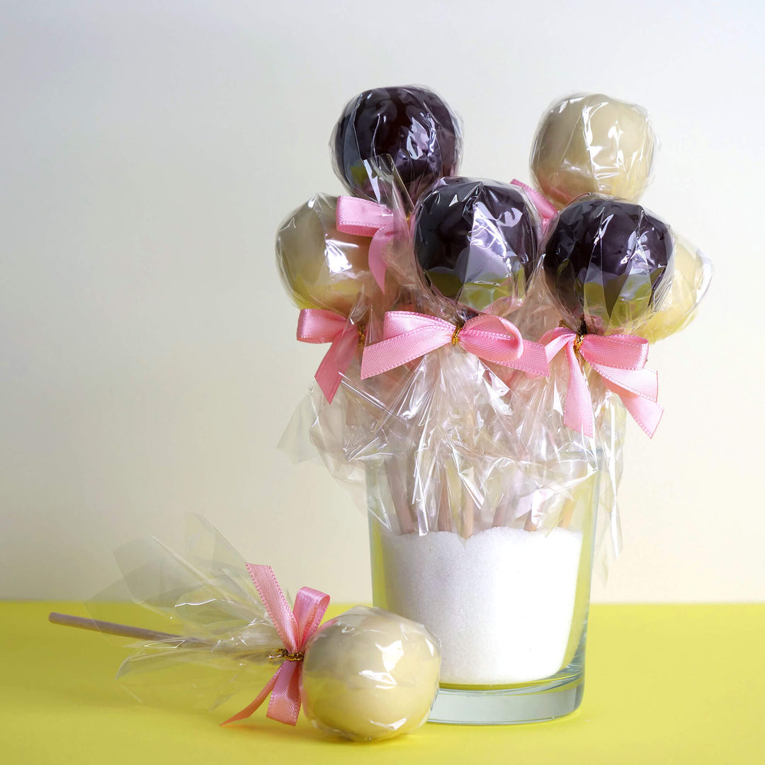  Cake-pops met vanille & chocolade (12 stuks)