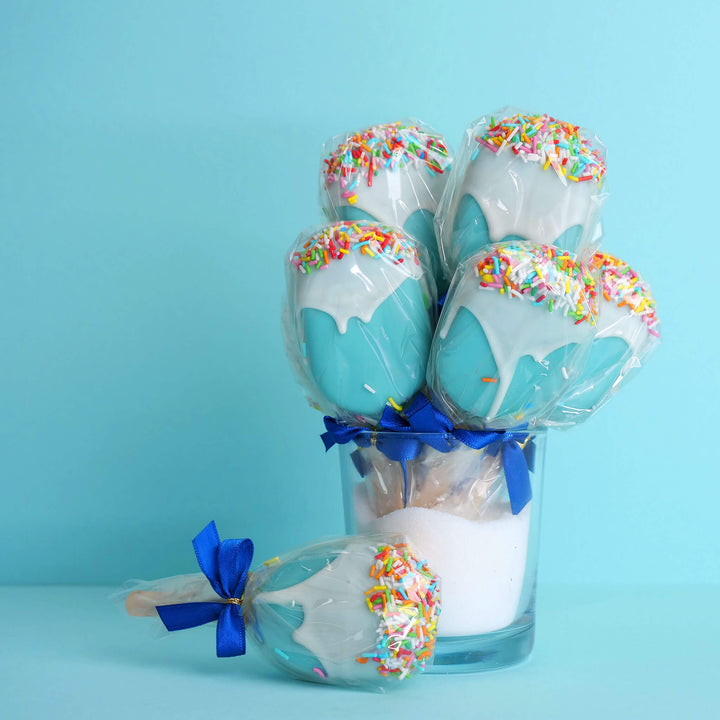 Cake-Ijslolly in blauw (10 Stuks)