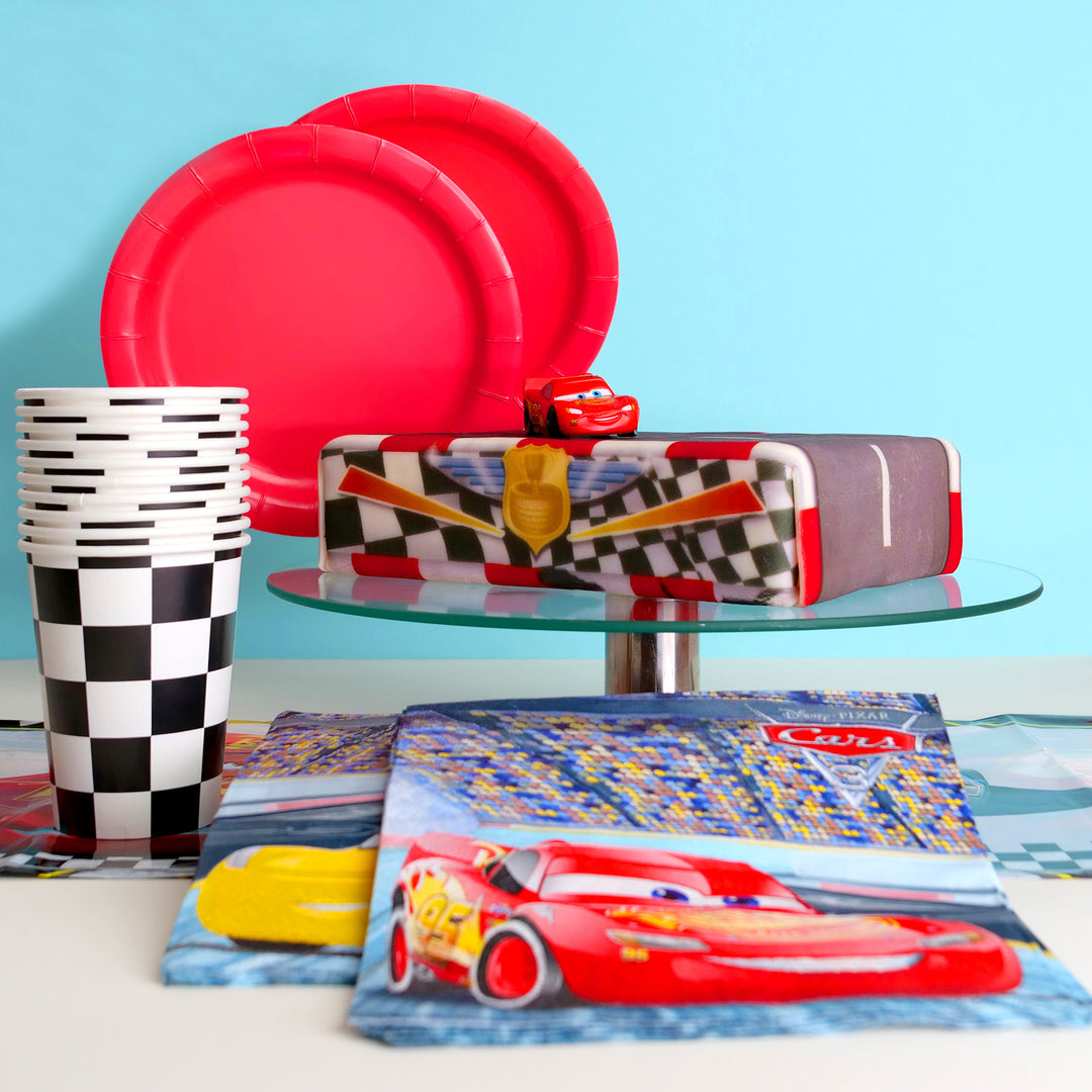 Partyset Cars® - incl. taart