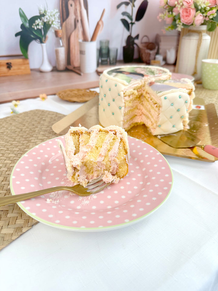 Luxe fototaart S - dubbele hoogte