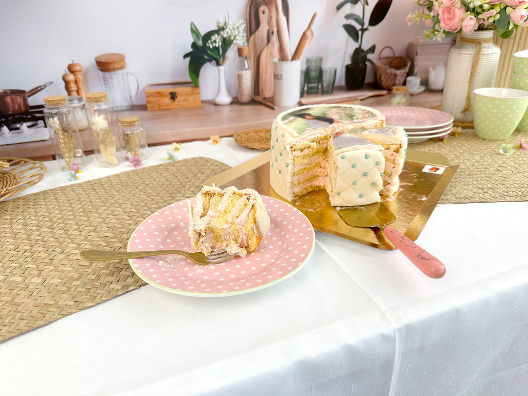 Luxe fototaart S - dubbele hoogte