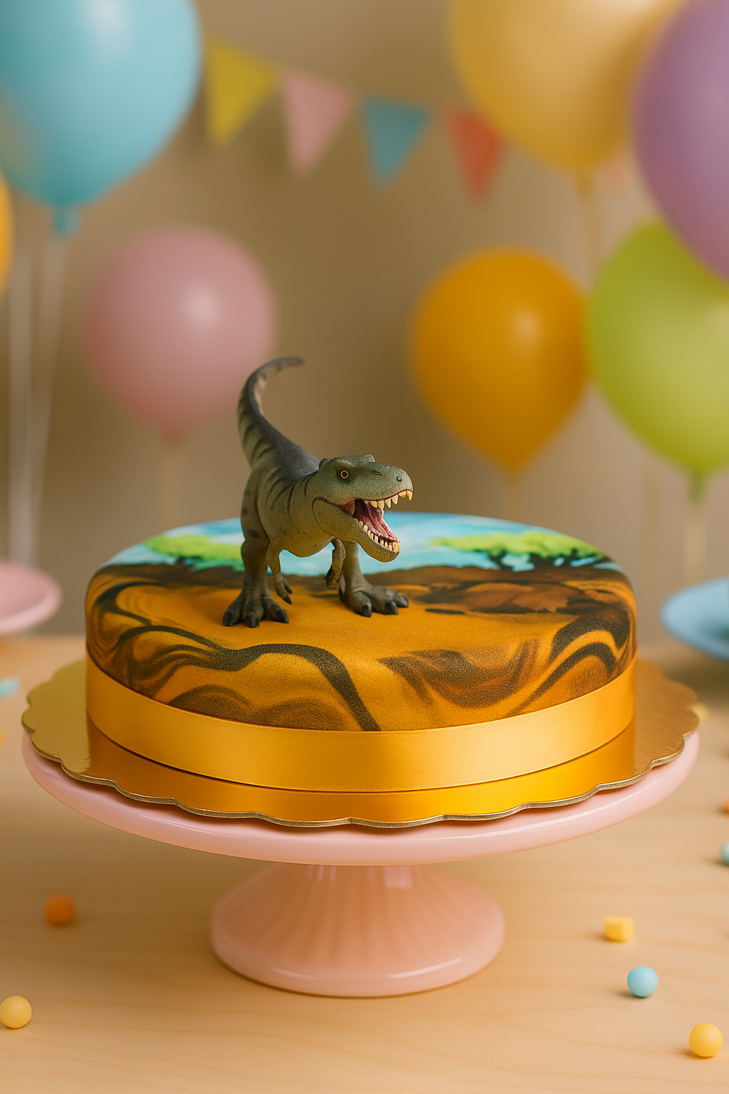 Dinosaurus taart 