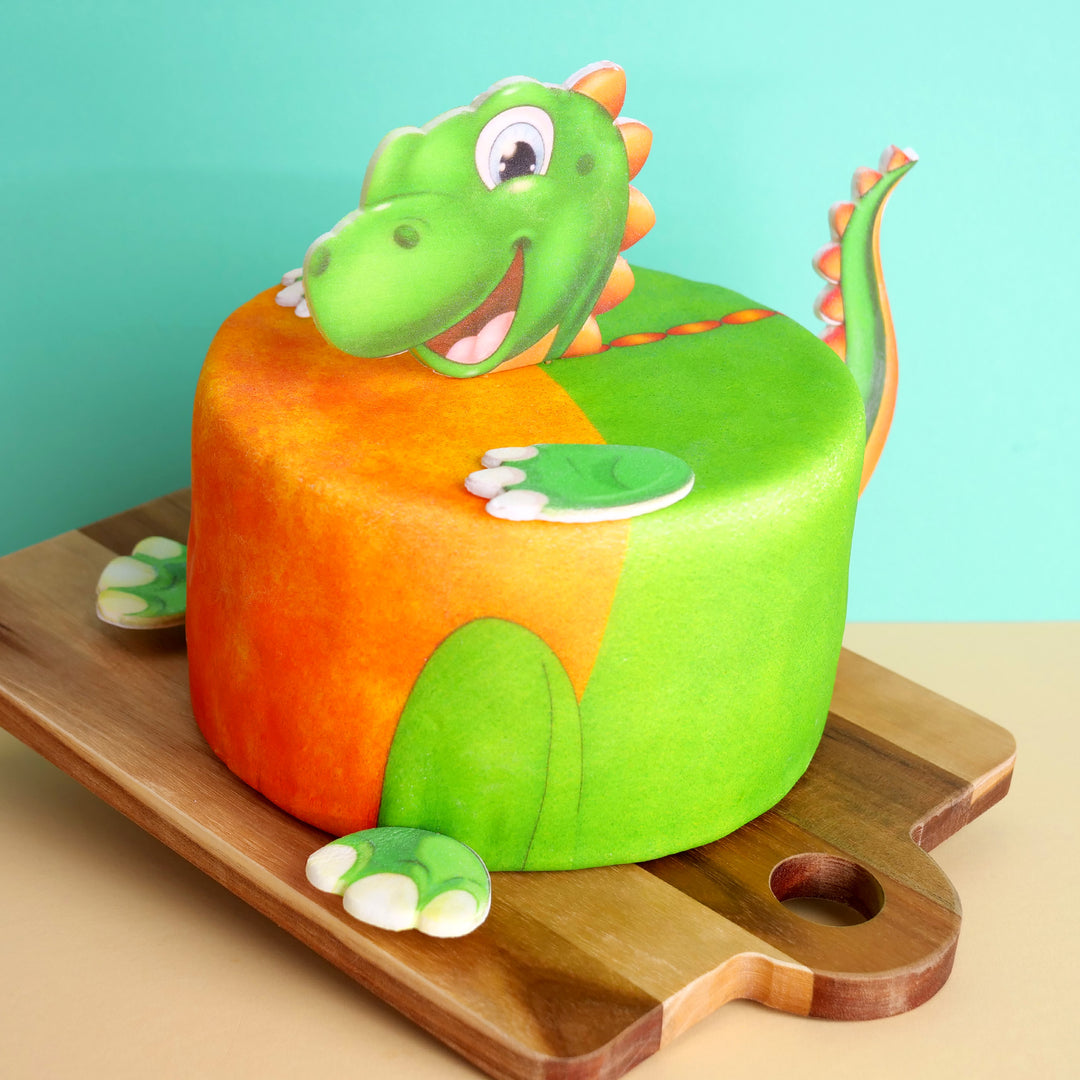 Deluxe Dino-taart – dubbele hoogte
