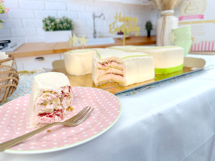 Dubbele cijfer taart, verschillende kleuren 