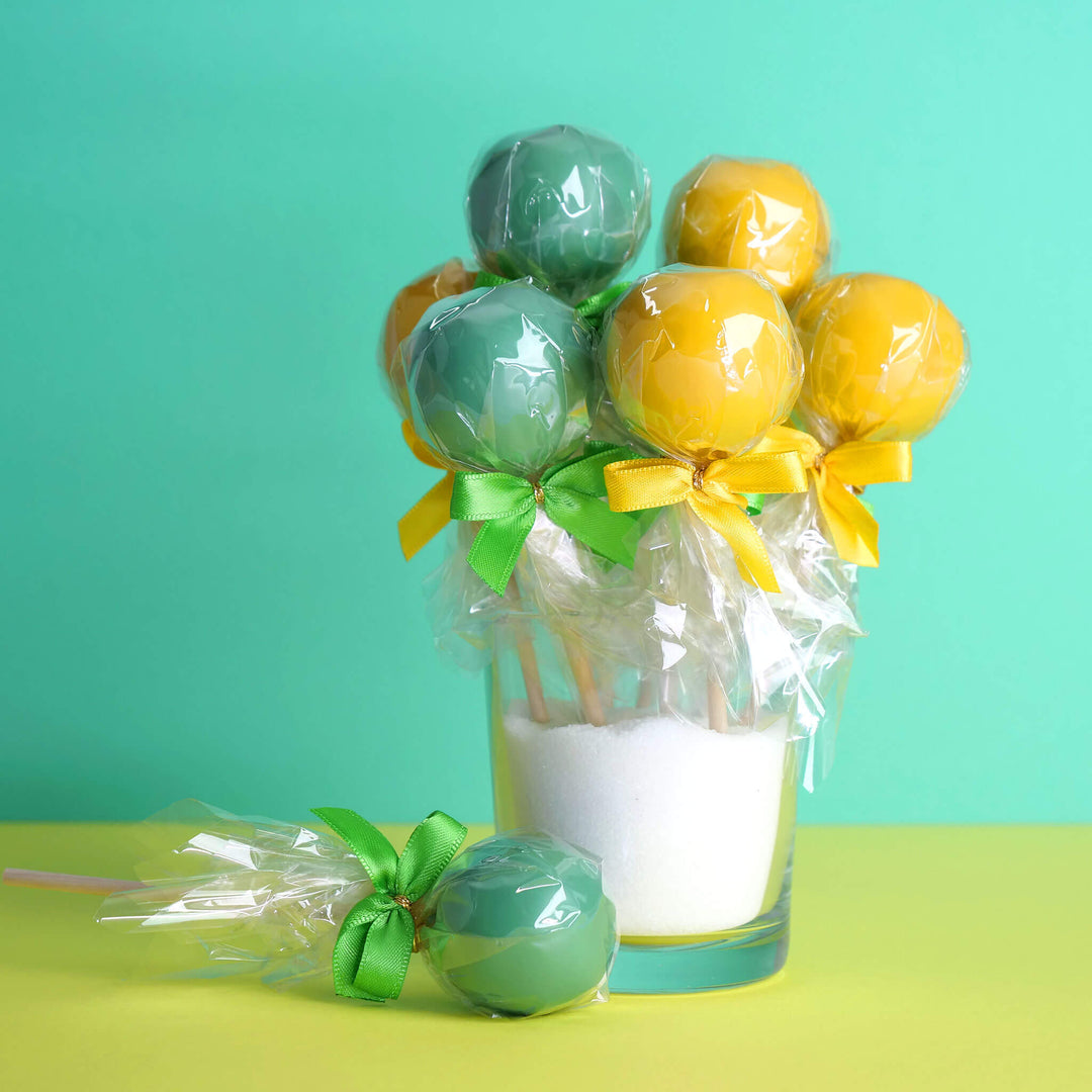 Kleurrijke cake pops in 2 kleuren (2x6 stuks)