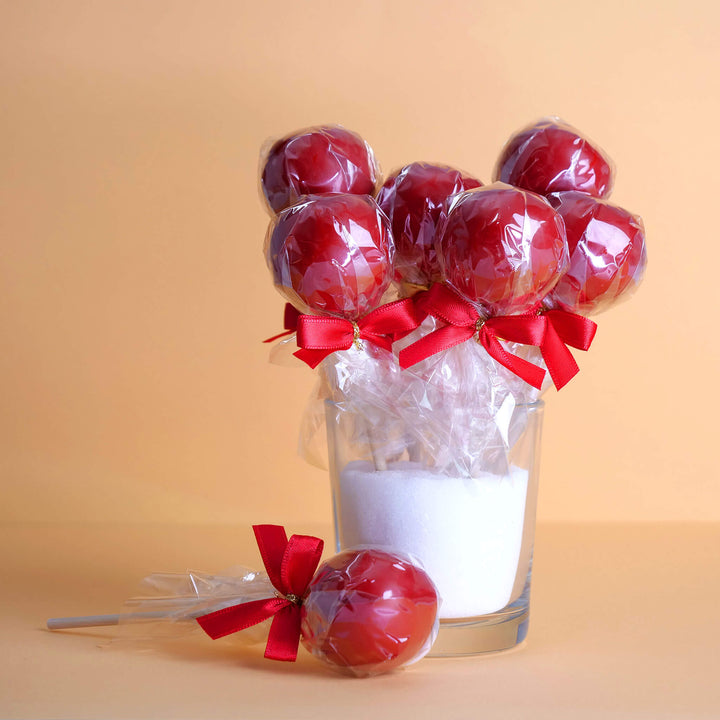 Effen gekleurde cake pops (12 stuks)