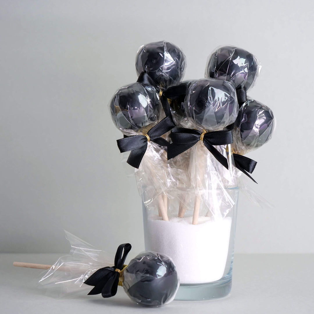 Effen gekleurde cake pops (12 stuks)