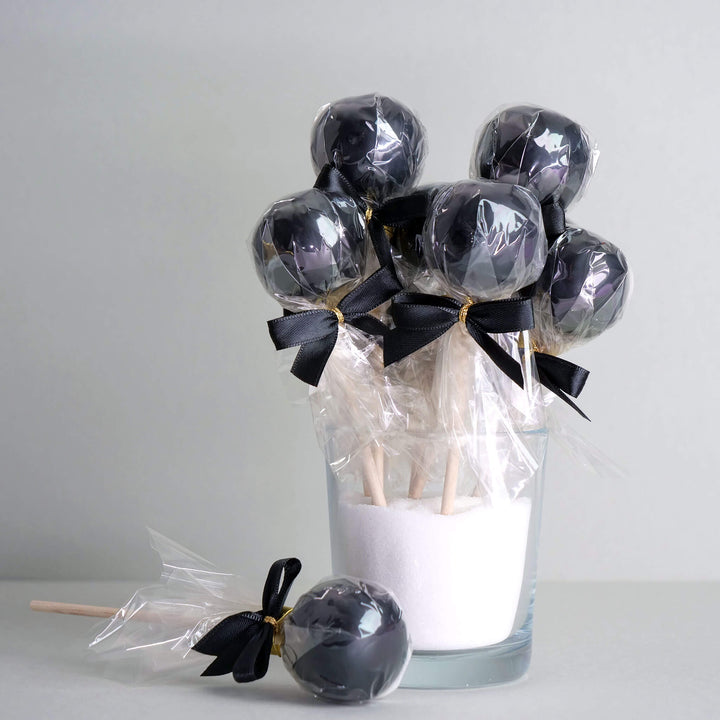 Effen gekleurde cake pops (12 stuks)