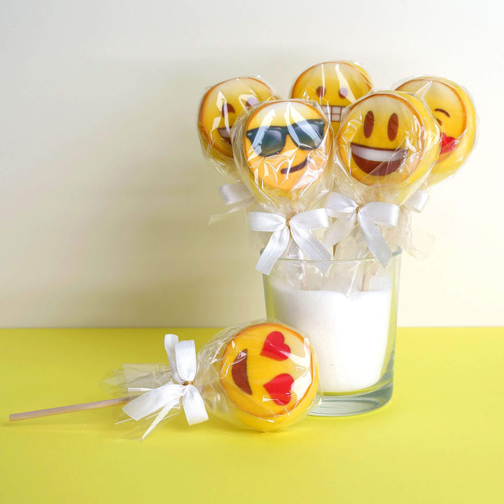 Emoji Cake-Pops (10 Stück)