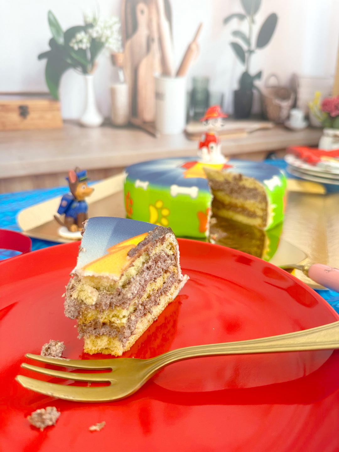 Chase en Marshall van PAW Patrol® op taart
