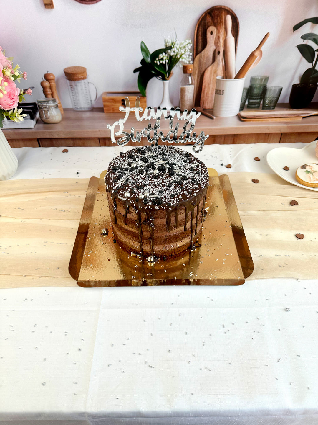 Chocolade Naked Cake - verschillende groottes 