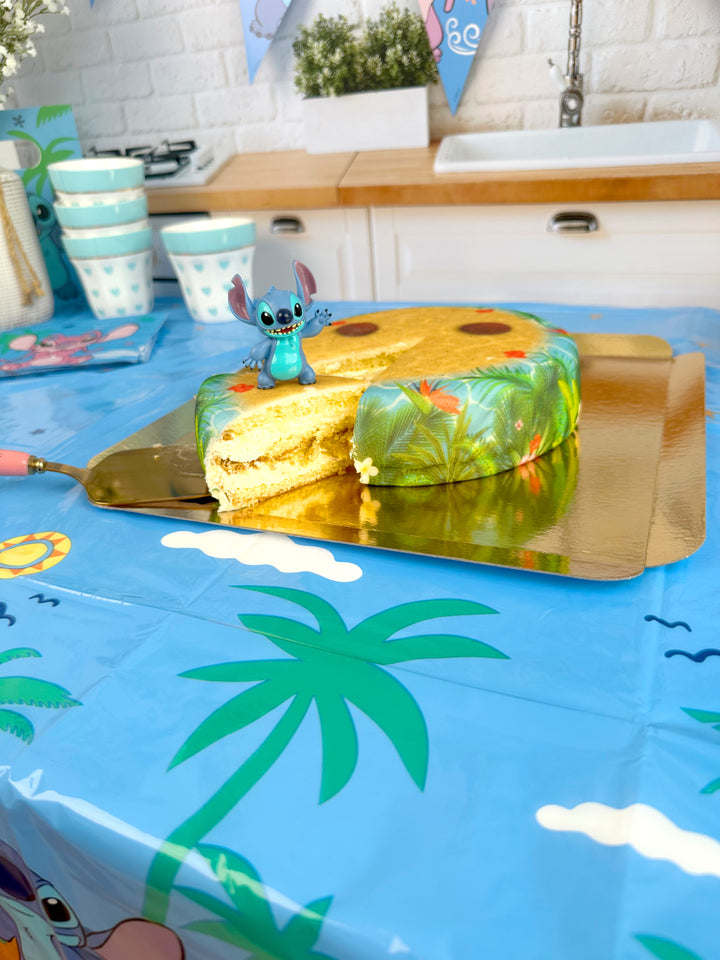 Stitch® op tropische strand taart