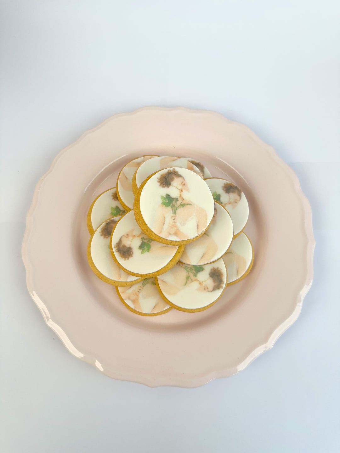 Foto koekjes, rond (12 stuks)