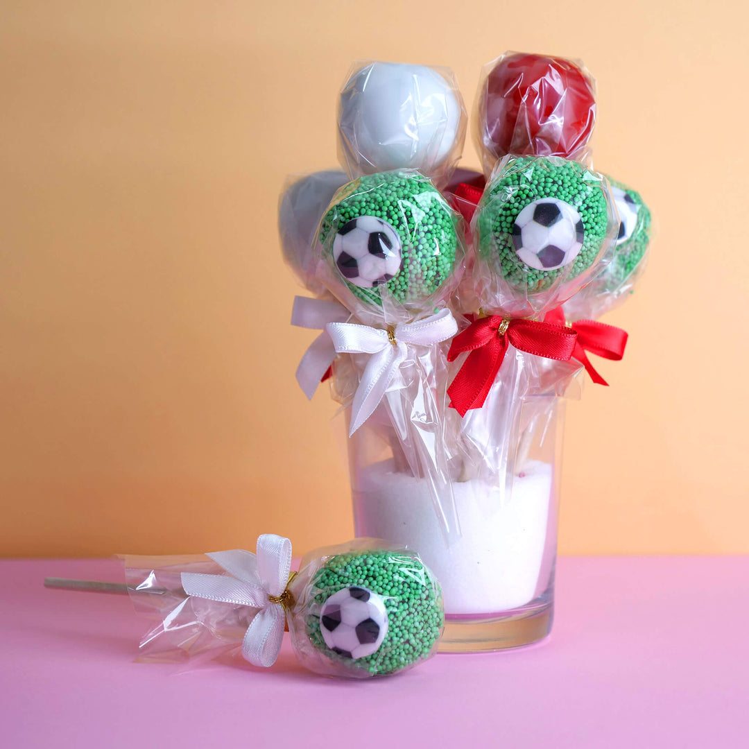 Voetbal Cake-Pops Wereldkampioenschap (12 stuks)