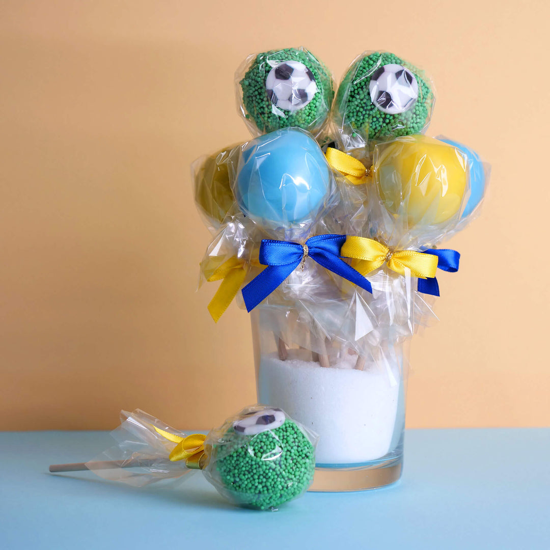 Voetbal Cake-Pops Zweden (12 stuks)