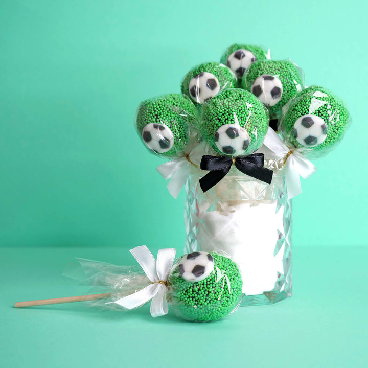 Voetbal cake-pops (12 stuks)