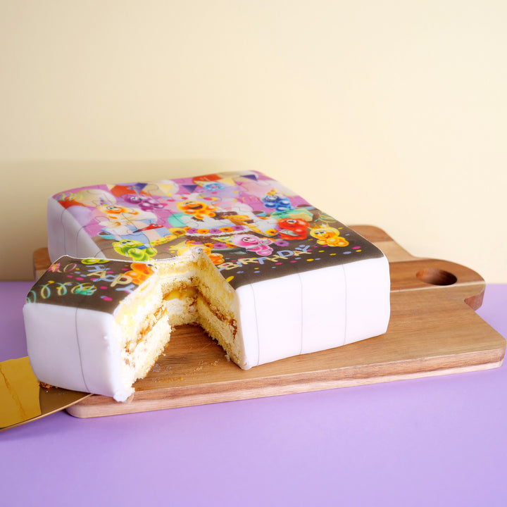 Gelini-taart - Happy Birthday-puzzel