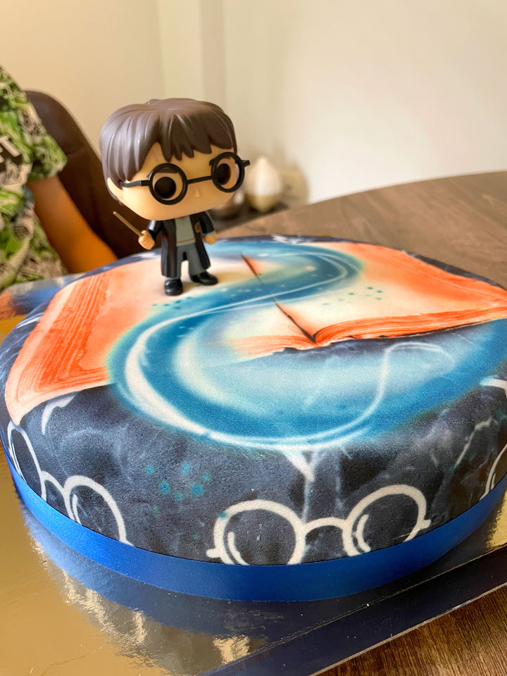 Harry Potter® op blauwe tovertaart
