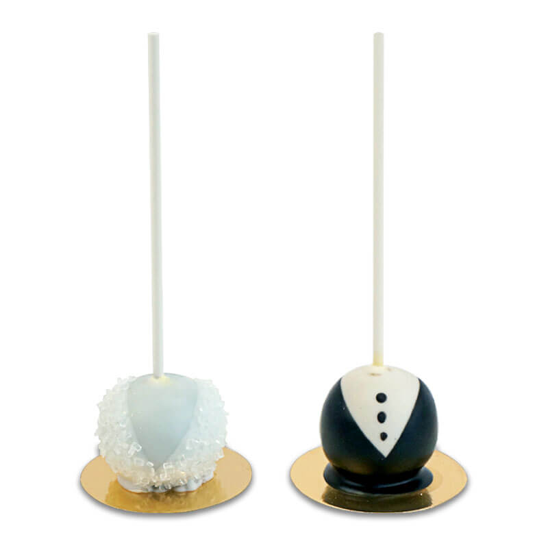 Bruiloft cake pops (10 stuks)