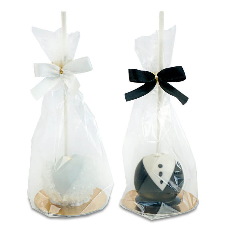 Bruiloft cake pops (10 stuks)