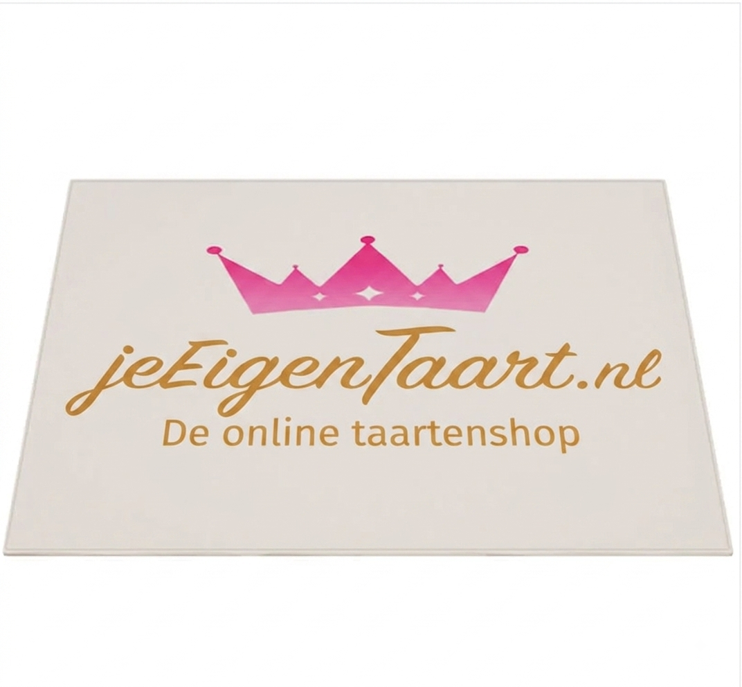 Taartprint – 34 x 34 cm (vanaf 1 stuk)